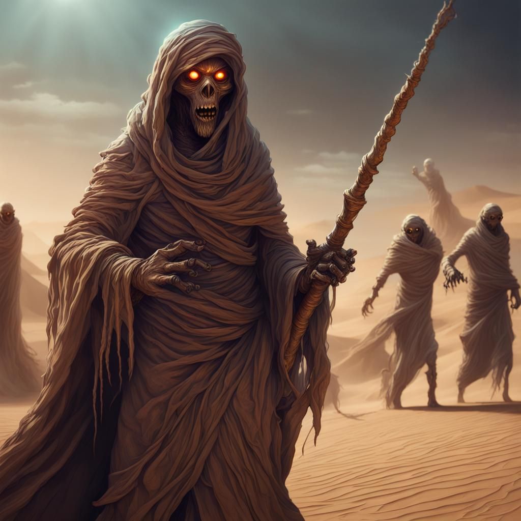 Mummy Wizard Conjures Desert Storm