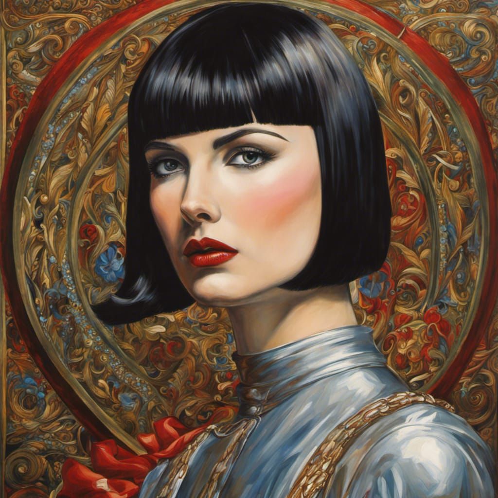 Louise Brooks as Joan of Arc: Holman Hunt Style