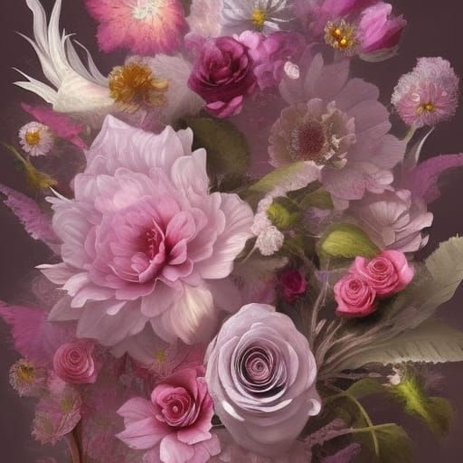 Fabulous Floral Bouquet with Intricate Details