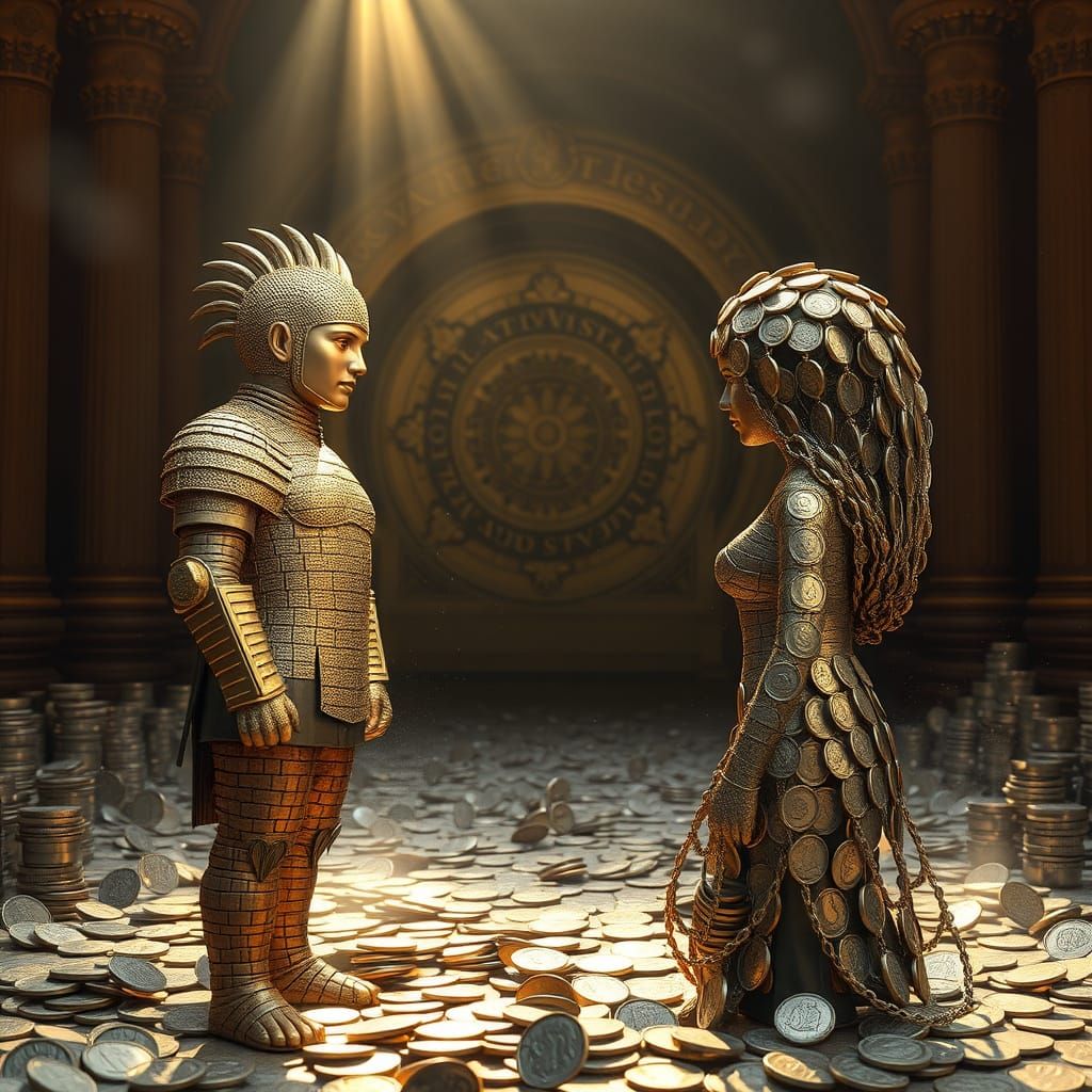 Golden Coin Warriors in Grand Hall