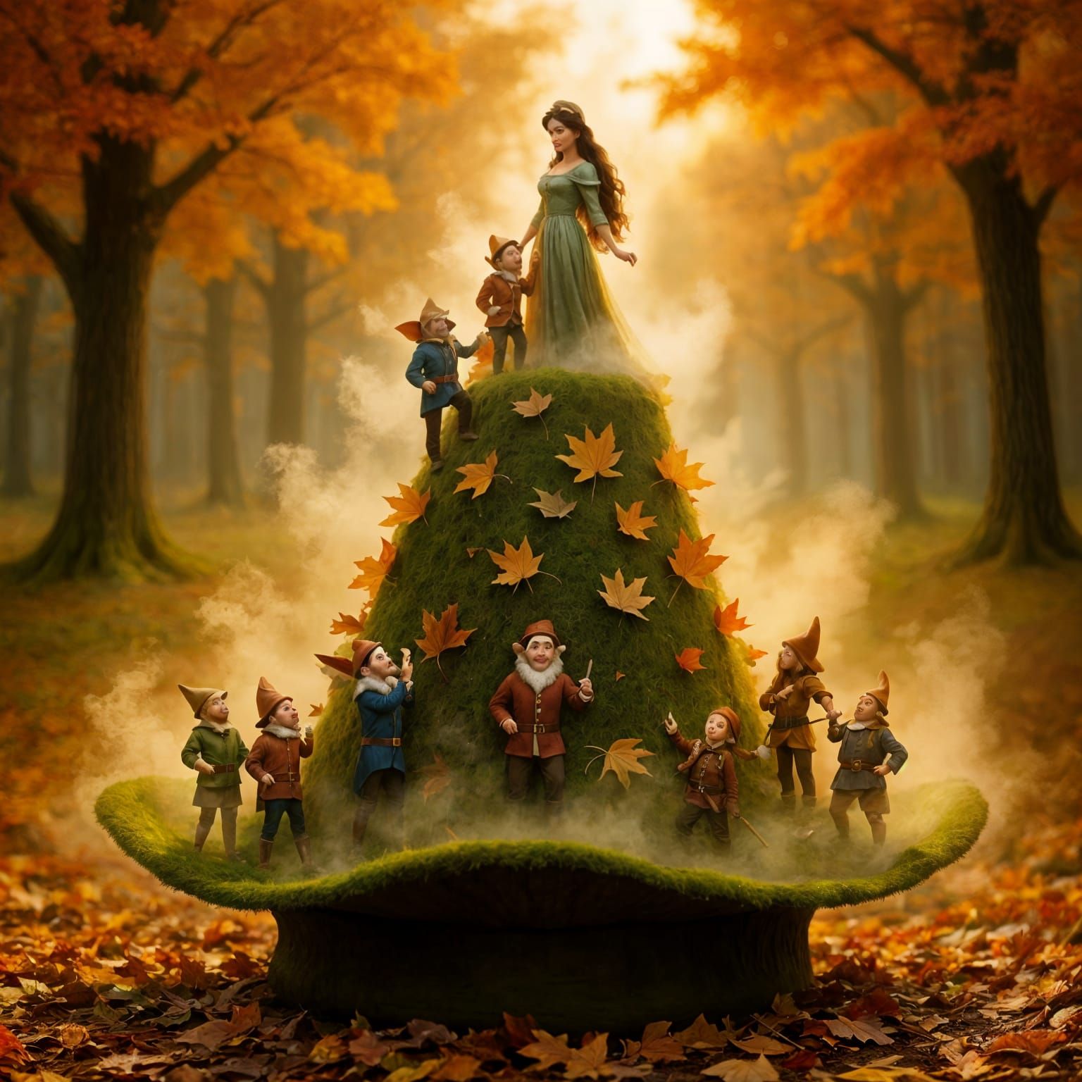 Enchanting Hat with Snow White and Seven Dwarfs