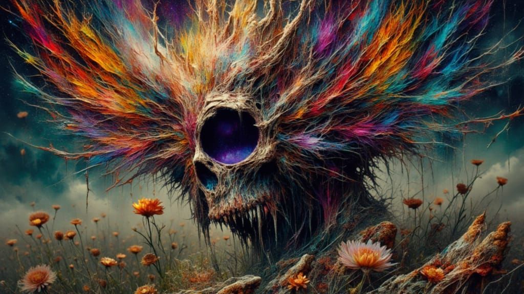 Fractal Faced Men: Hyperrealistic Mutation Art