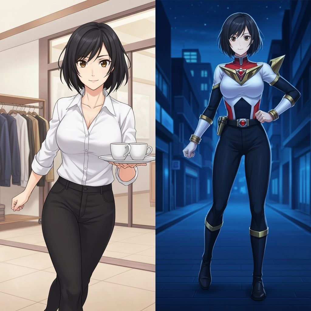 Anime Heroine's Dual Life: Day and Night