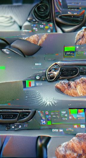 Melting Dashboard with Working Radio in 8K