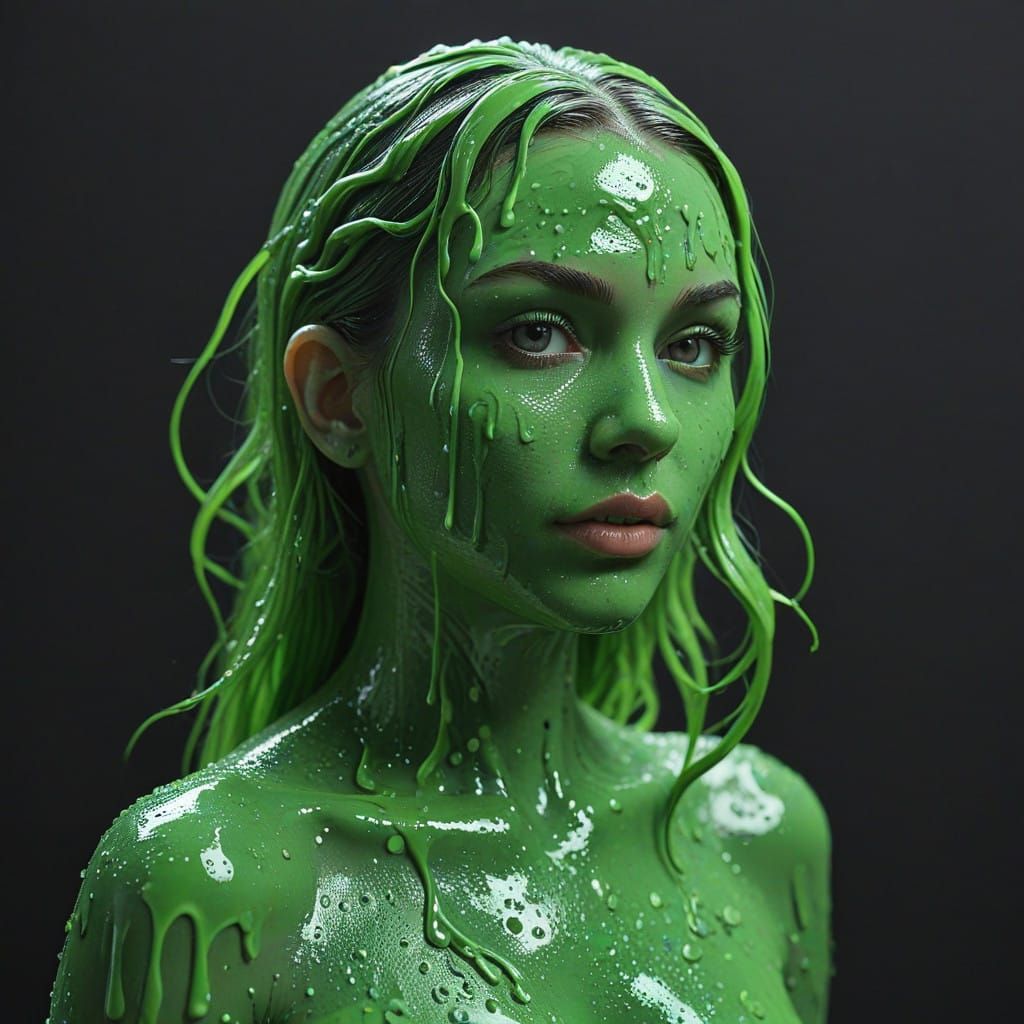 Mysterious Slime Creature Girl