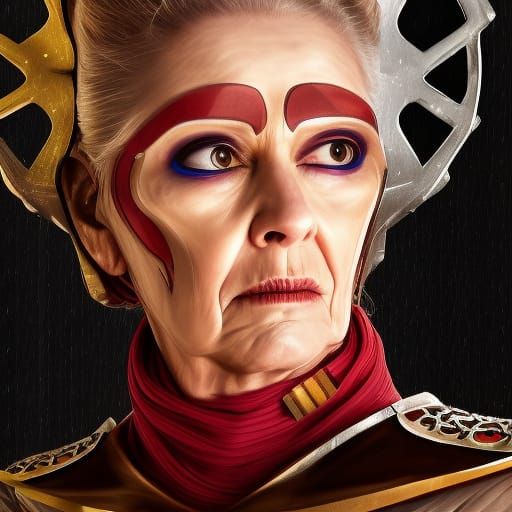 Star Wars Imperial Admiral in Hyperrealistic Style