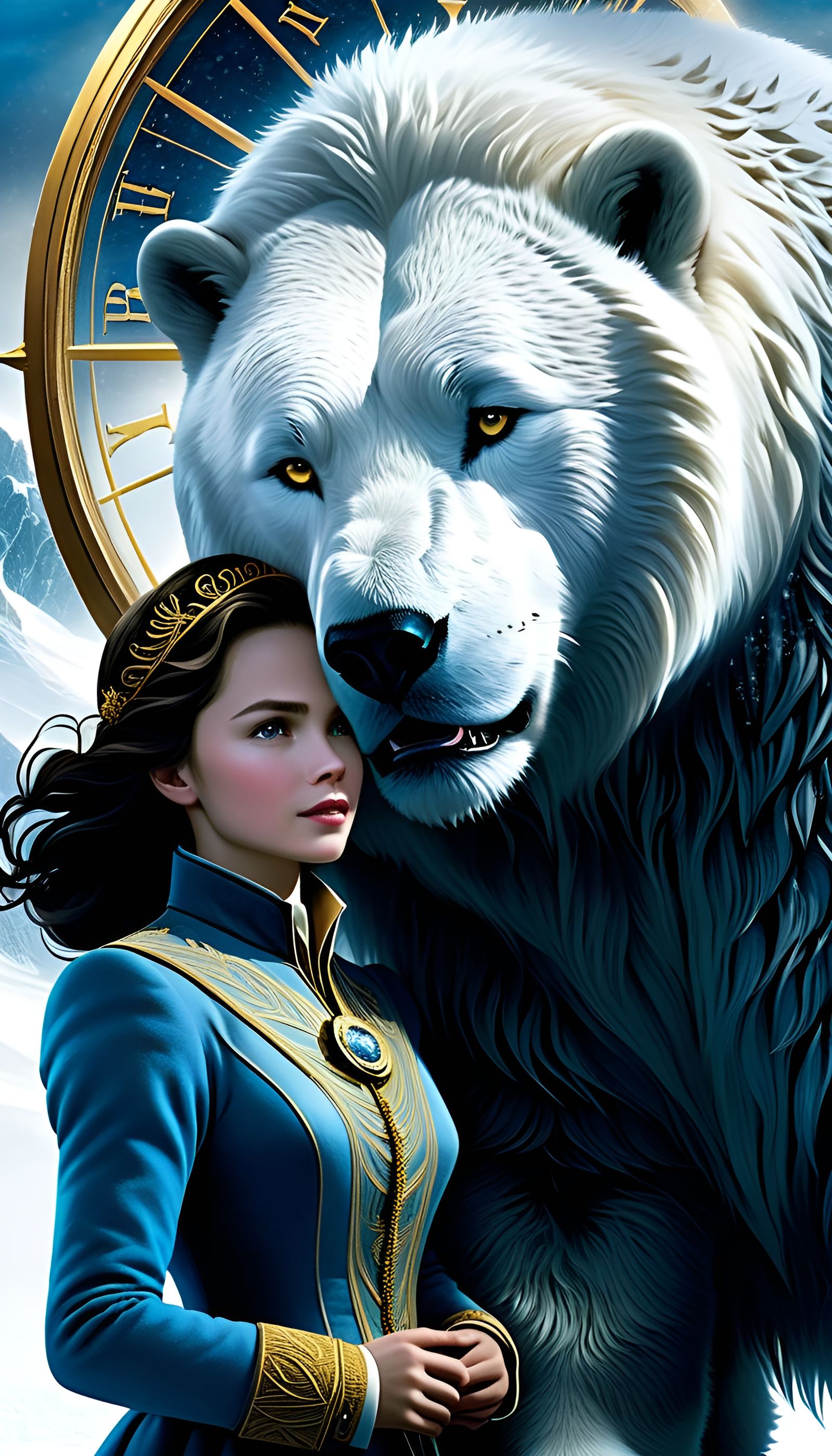 Lyra Belacqua and Iorek Byrnison II