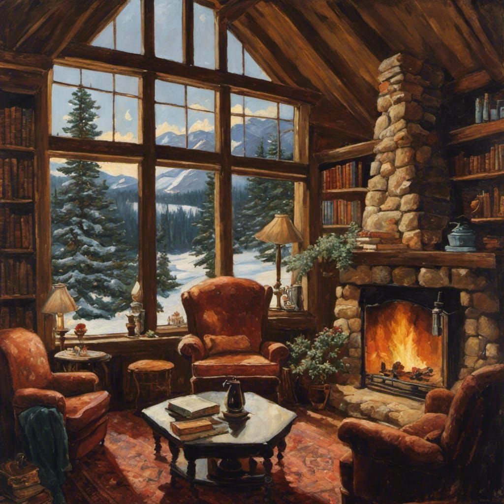 "the weather outside is frightful ... but inside it's cozy a...