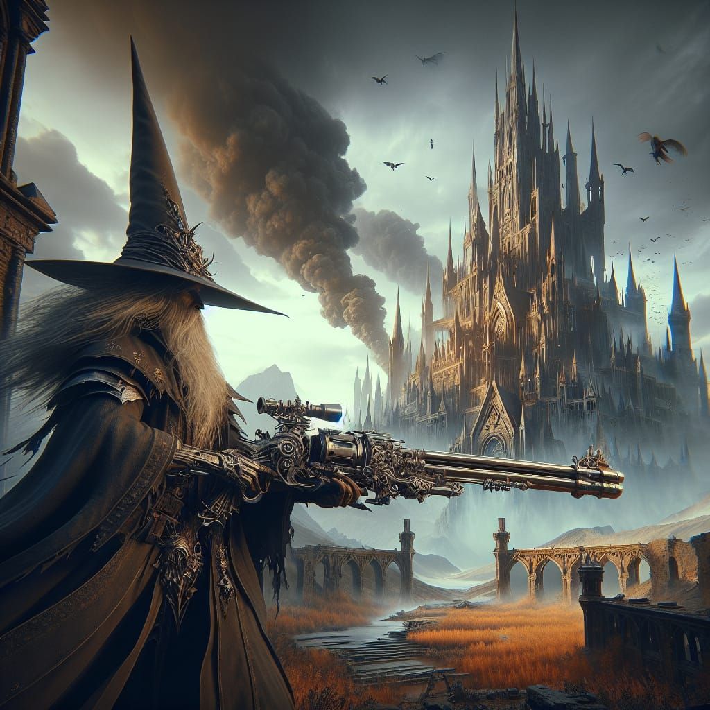 Fantasy Wizard Concept Art in 8k Resolution