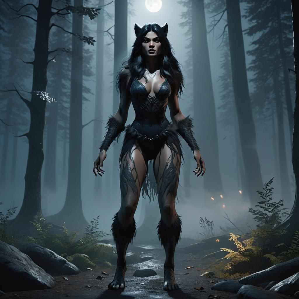 Seductive She Wolf on The Prowl