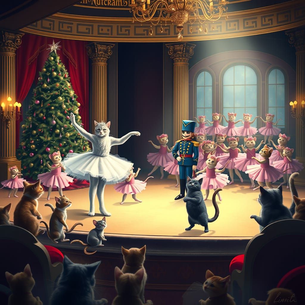 Dancing Cats :: The Nutcracker