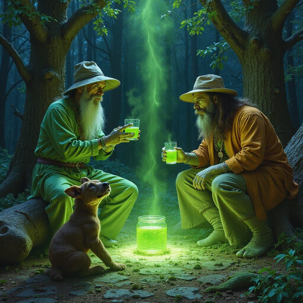 Drunken Druids Brew Moonshine With Magical Beast and Talking...