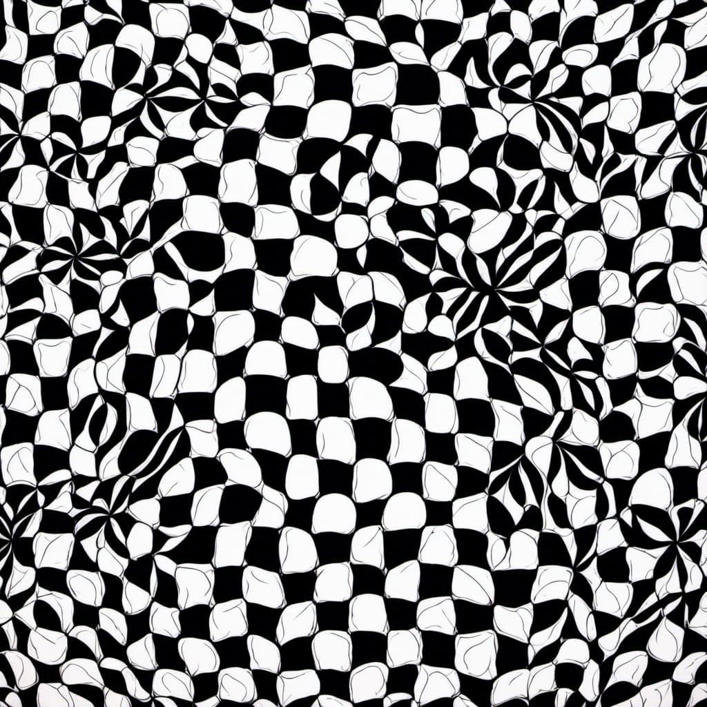 Mesmerizing Autostereogram Illusion with Alien Parts