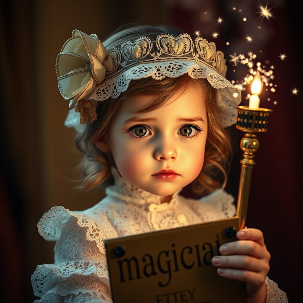 Child Showmanship in Golden Hour Lighting