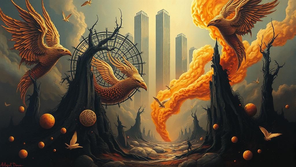 Dystopian Heaven: Surreal Pre-Apocalyptic Metal Art