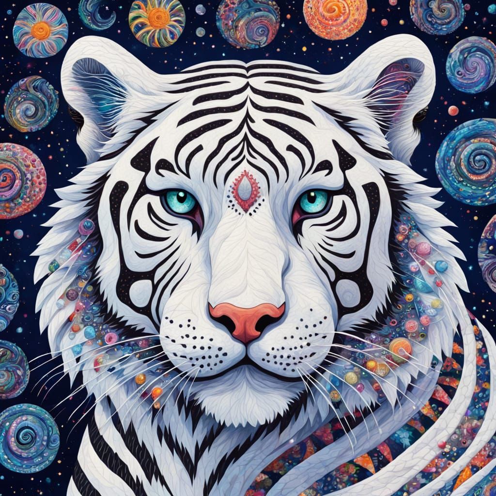 Cosmic White Tiger