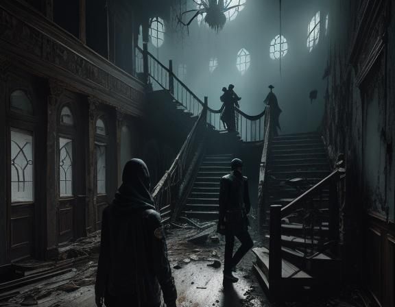 Eerie Teenagers Watched in Dilapidated House