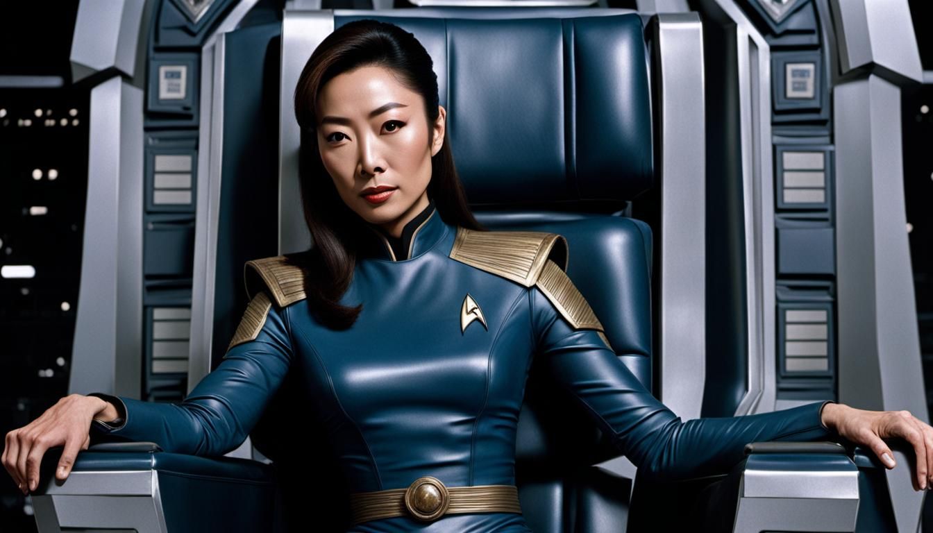 Michelle Yeoh as Terran Empire Latex Emperor