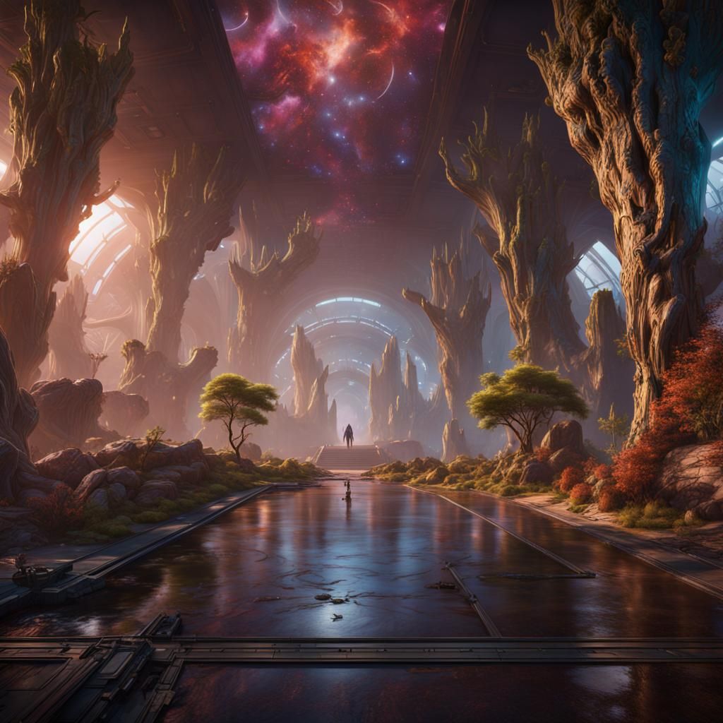 Guardians of the Galaxy: Detailed Matte Painting