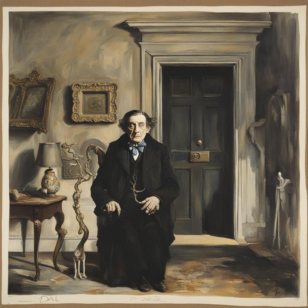 Surreal Dark Fantasy Landscape