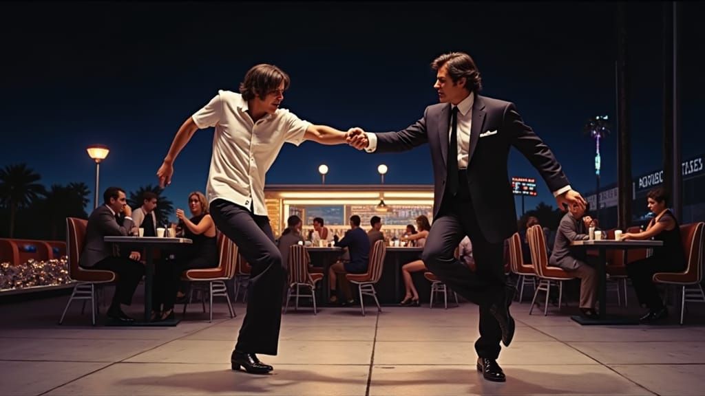 Pulp Fiction Dance Scene in Retro Diner