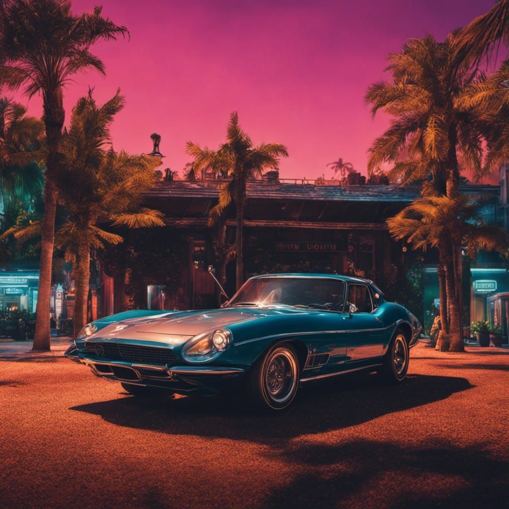 Dramatic Urban Landscape in Digital Matte Painting Style