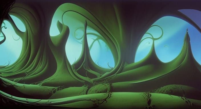 Mystical Dreamscape with Dynamic Lighting