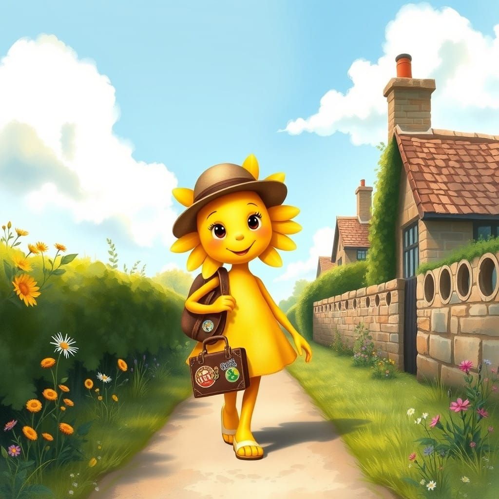 Whimsical Daisy Wanders English Countryside