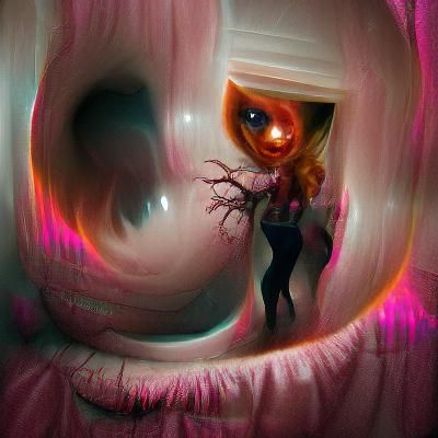 Apocalyptic Peaches Peer Through Haunted Wormhole