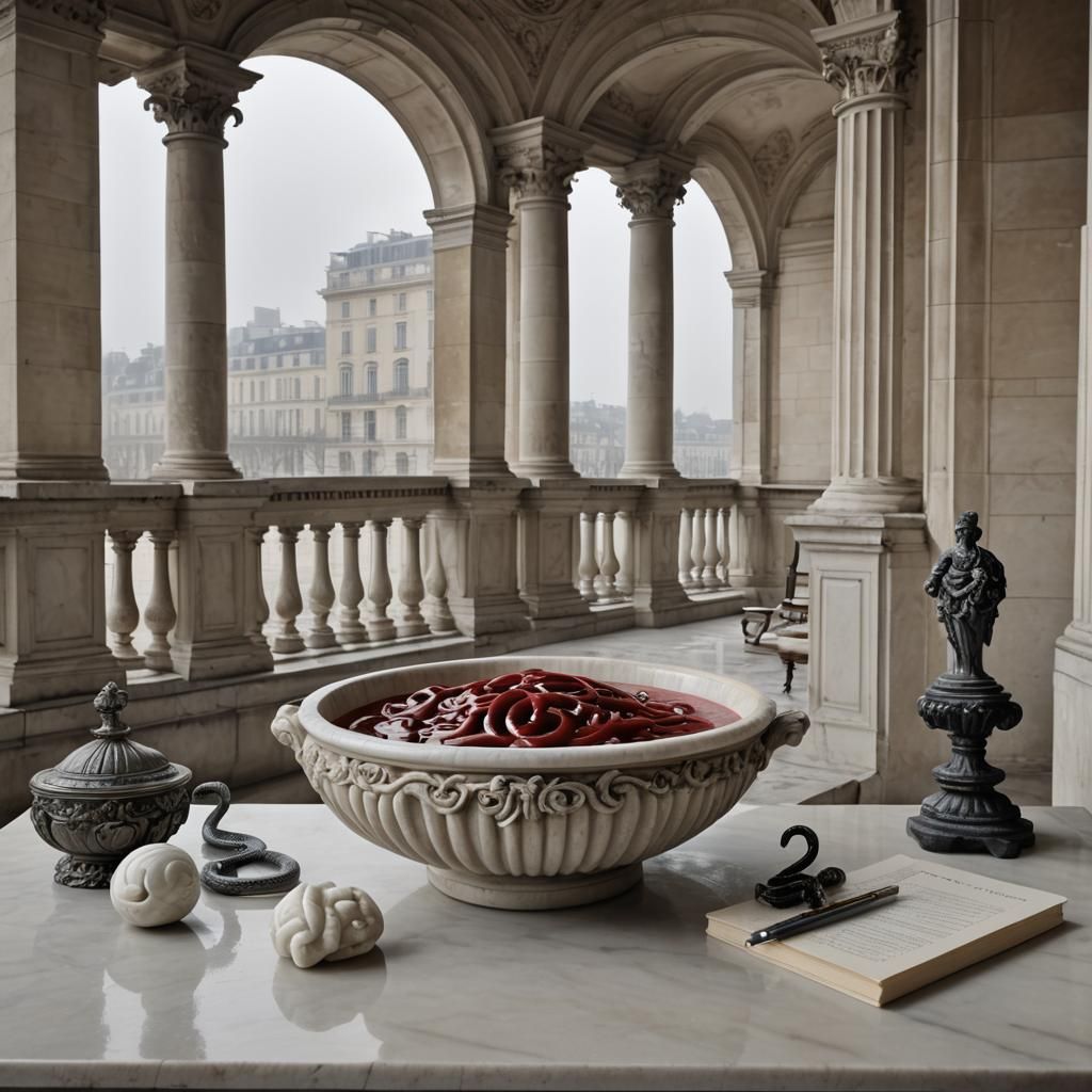 Medusa's Snake Blood in Bleak Ivory Library