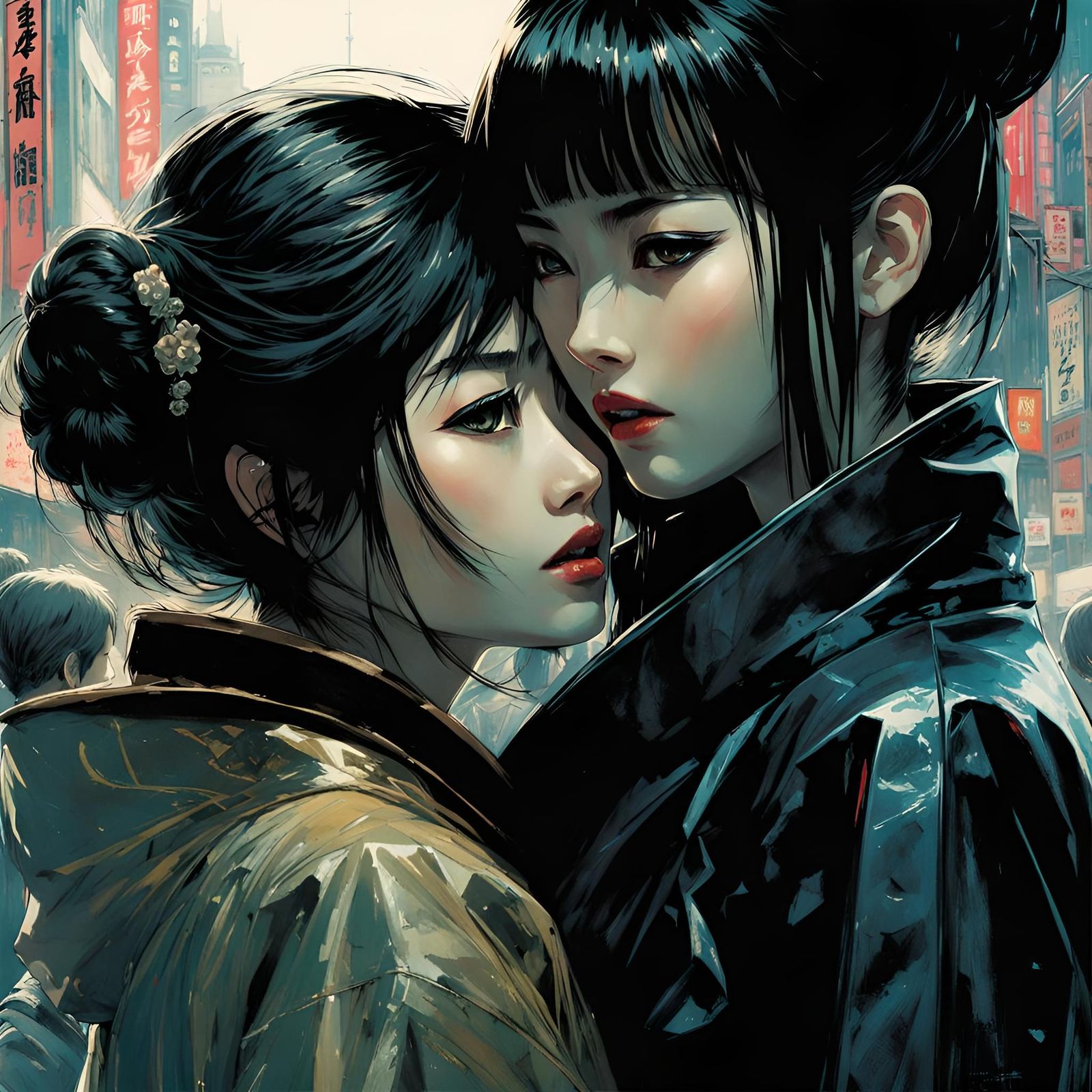 Wrapped in Her Embrace