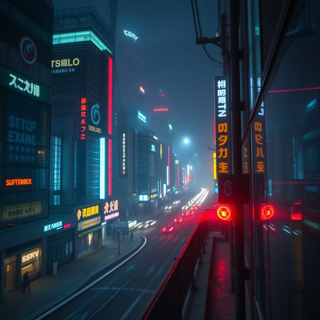 Cinematic Cityscape in Moody HDR with Intricate Details and ...