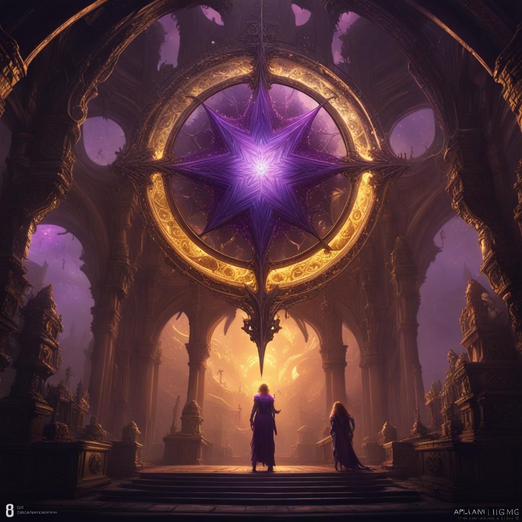 Spectacular Dying Star in Dark Fantasy Concept Art