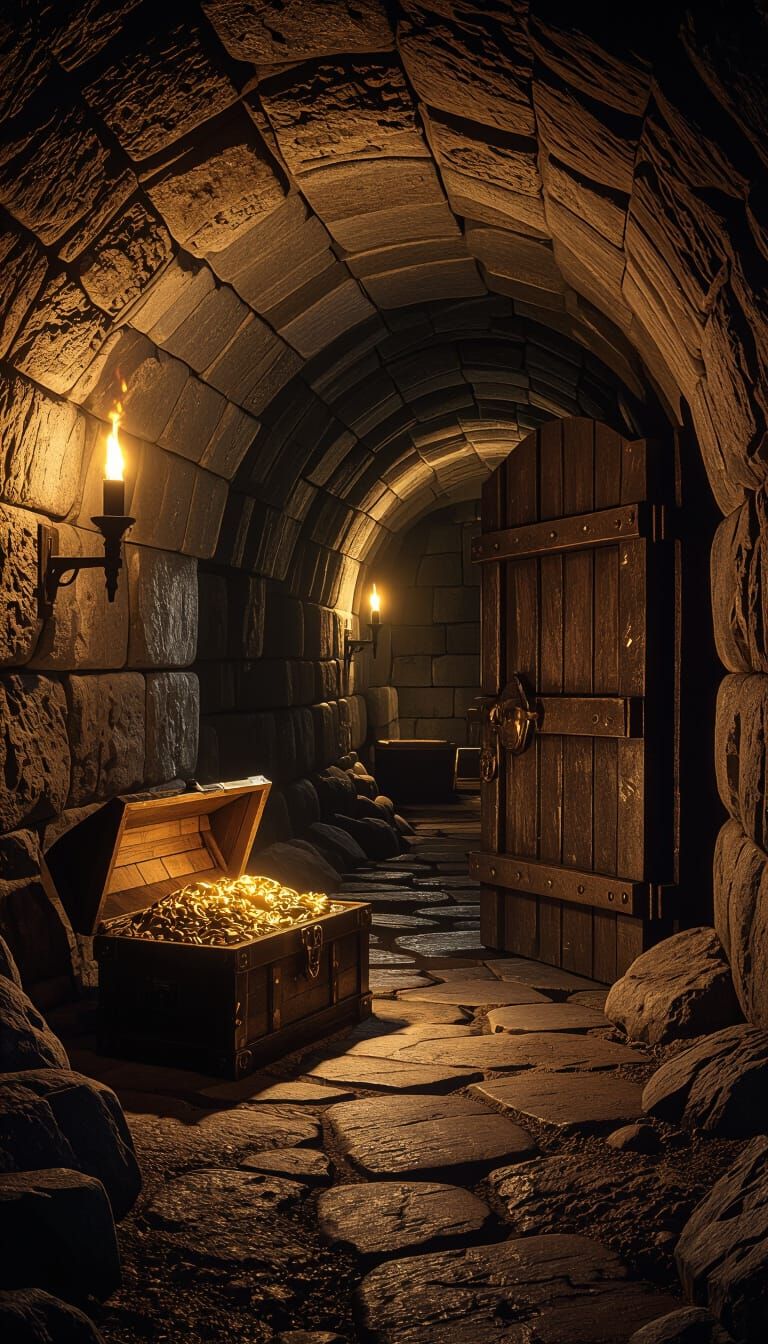 Hidden Roman Tunnels with Treasure and Scrolls