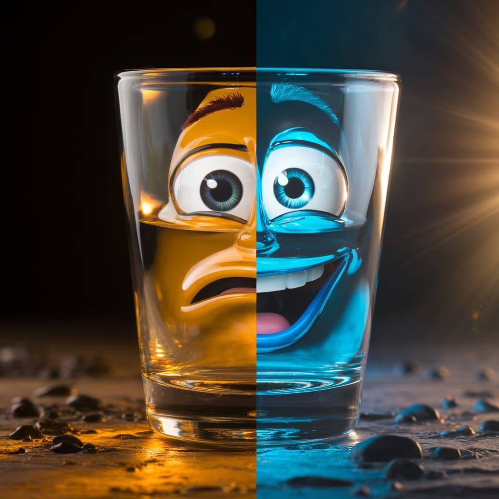 Half Empty vs Half Full