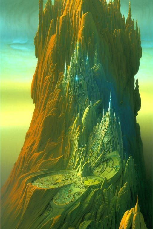 Mr. Spock's Strange Dreams: A Sci-Fi Matte Painting