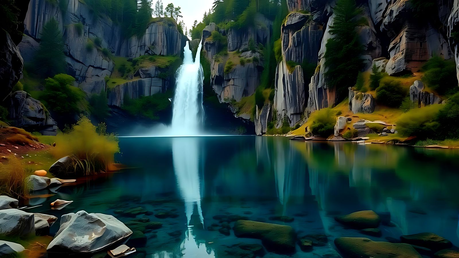 Where the water falls