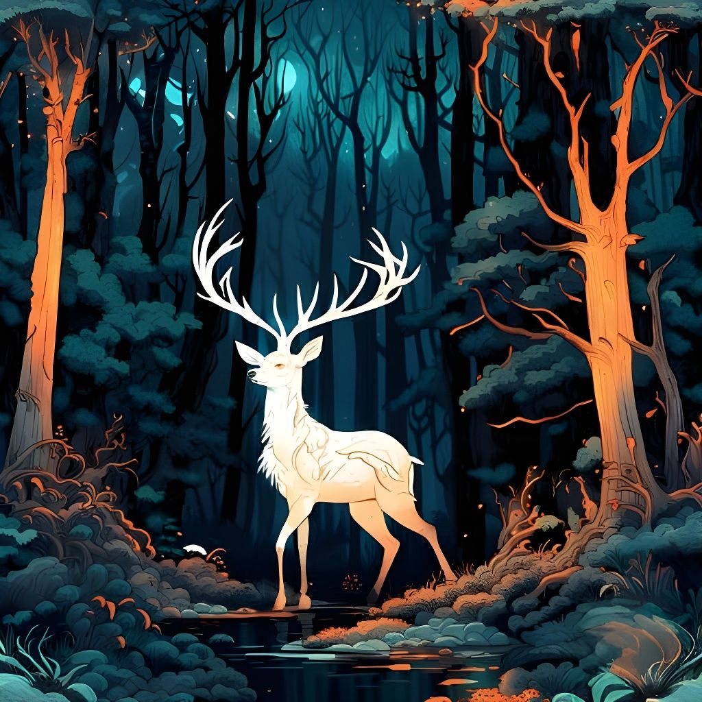 Abstract Merge of Shapes and Colors