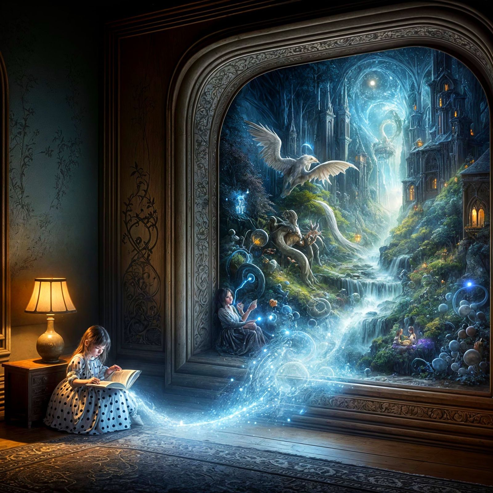 Enchanted Book Creates Magical World in Art Nouveau Style