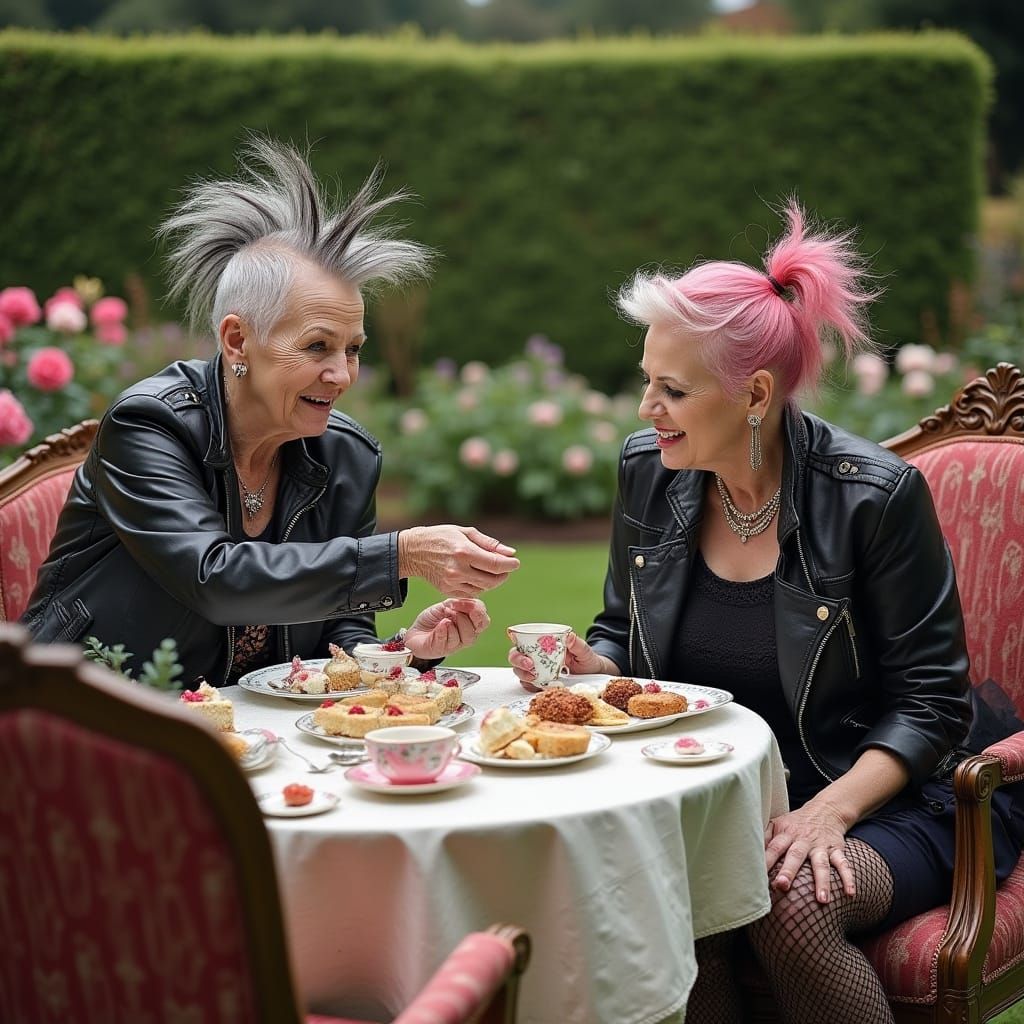 Punk Rock Grandmas Wreak Havoc at Tea Party