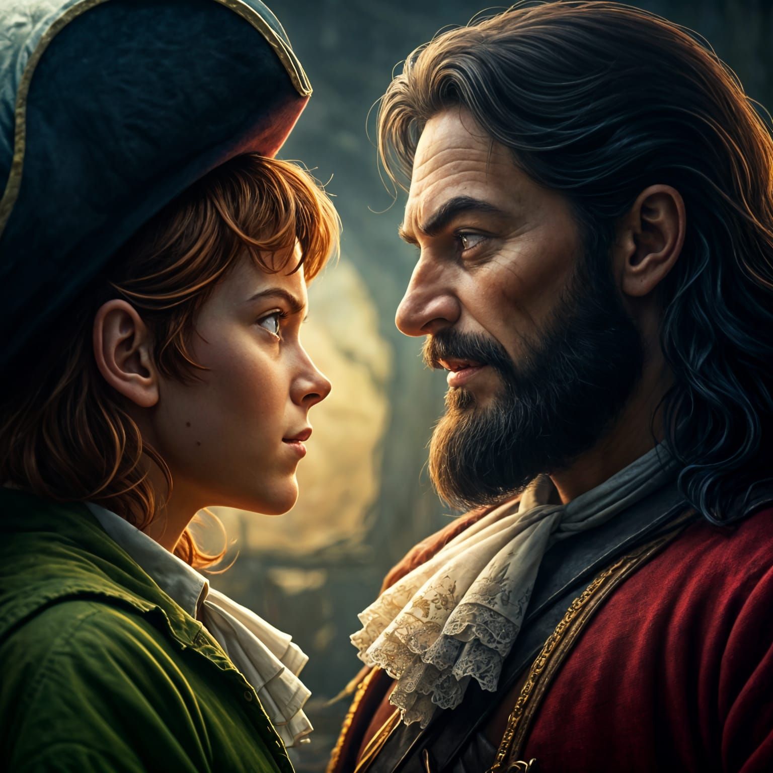 Peter Pan Faces Off Against Captain Hook in Epic Cinematic S...