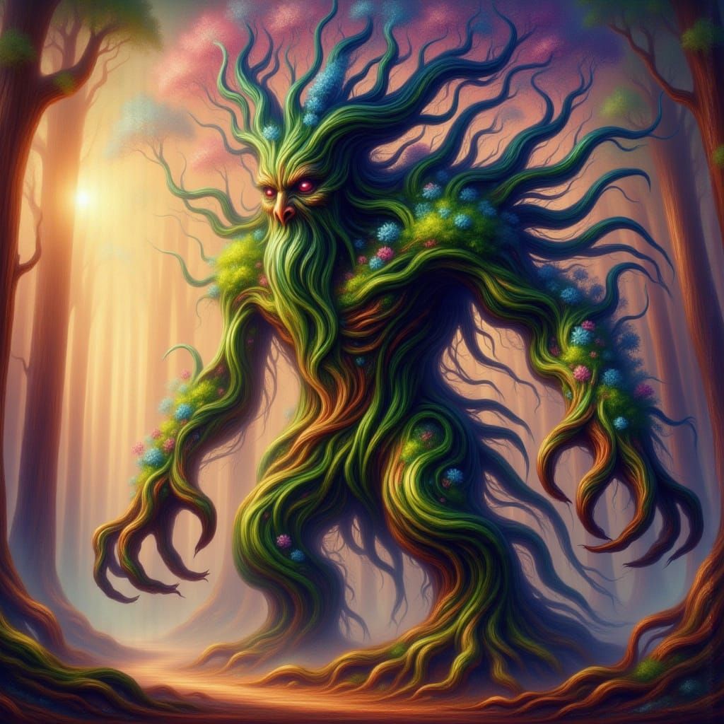 Arbor Vitae and Twisted Whimsy AI Art