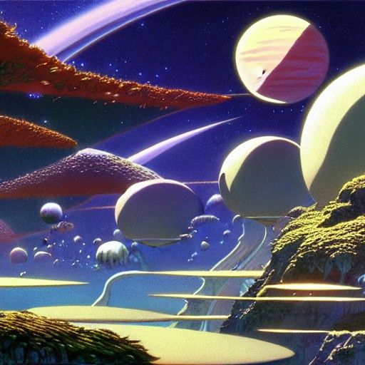 Lush Fairycore Planet Concept Art in 8K