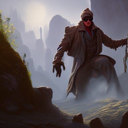 The Invisible Man: Detailed Matte Painting