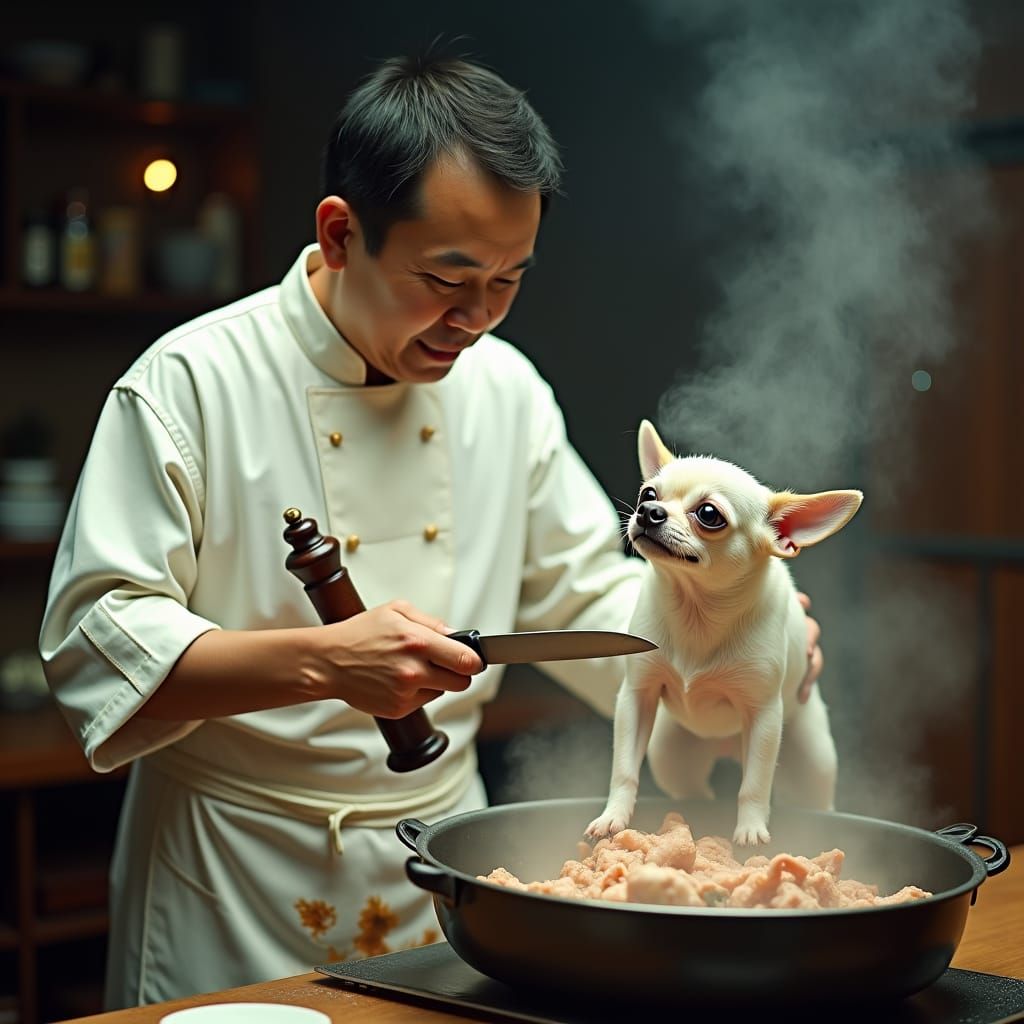 Chef and Chihuahua: Culinary Drama in Wong Kar-wai Style
