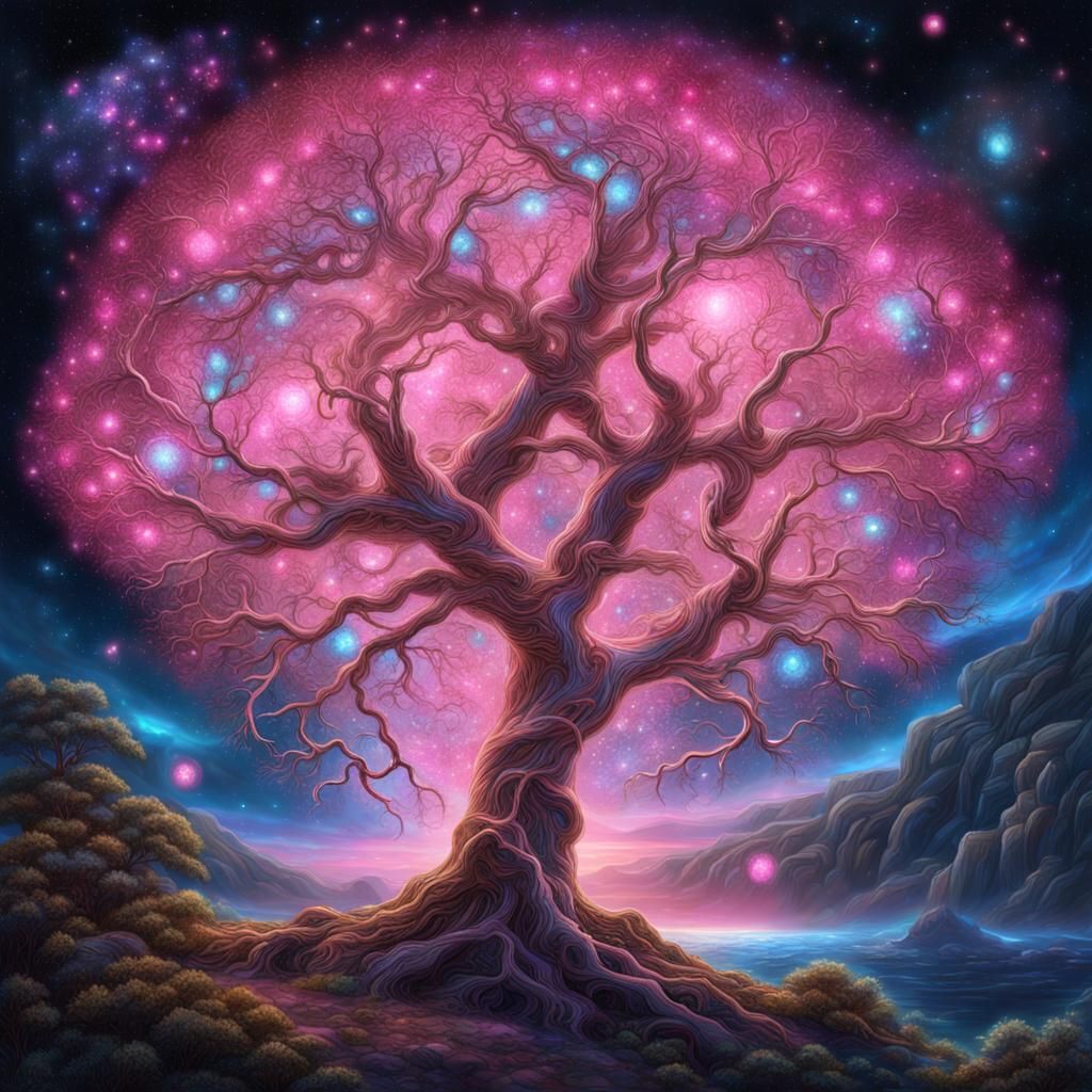 Fluorescent Fantasy Tree