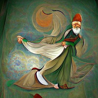 AI Image of Rumi