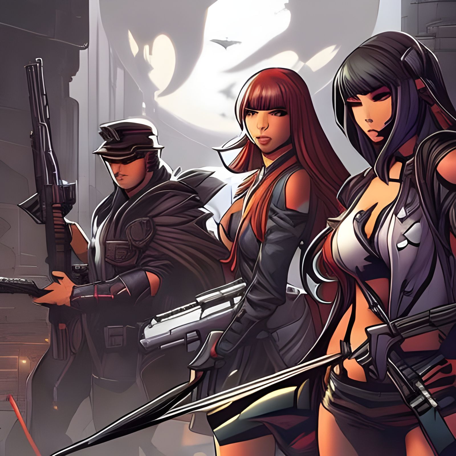 RO635 Girls Frontline in Comic Book Art