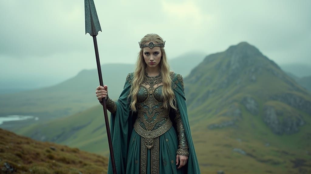 Regal Celtic Warrior Queen Conquers Emerald Isle