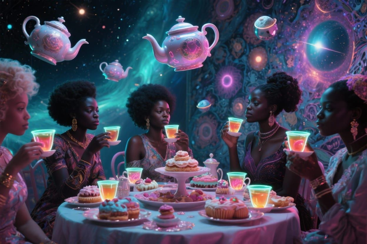 Afrofuturistic Tea Party with Celestial Pastries
